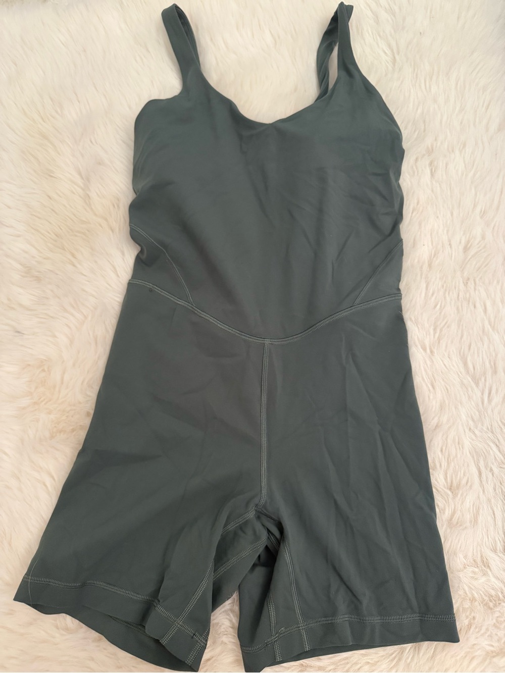 lululemon athletica Olive Green One-Piece Romper Align